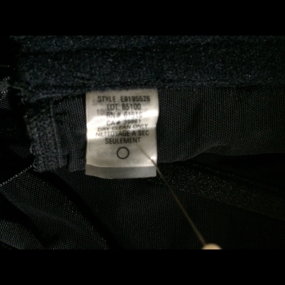 SOLD Ellie Tahari Sandrine Bustier silk black Sz M - Picture 5 of 7