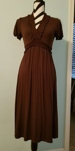 BCBG MAXAZRIA Brown swing dress