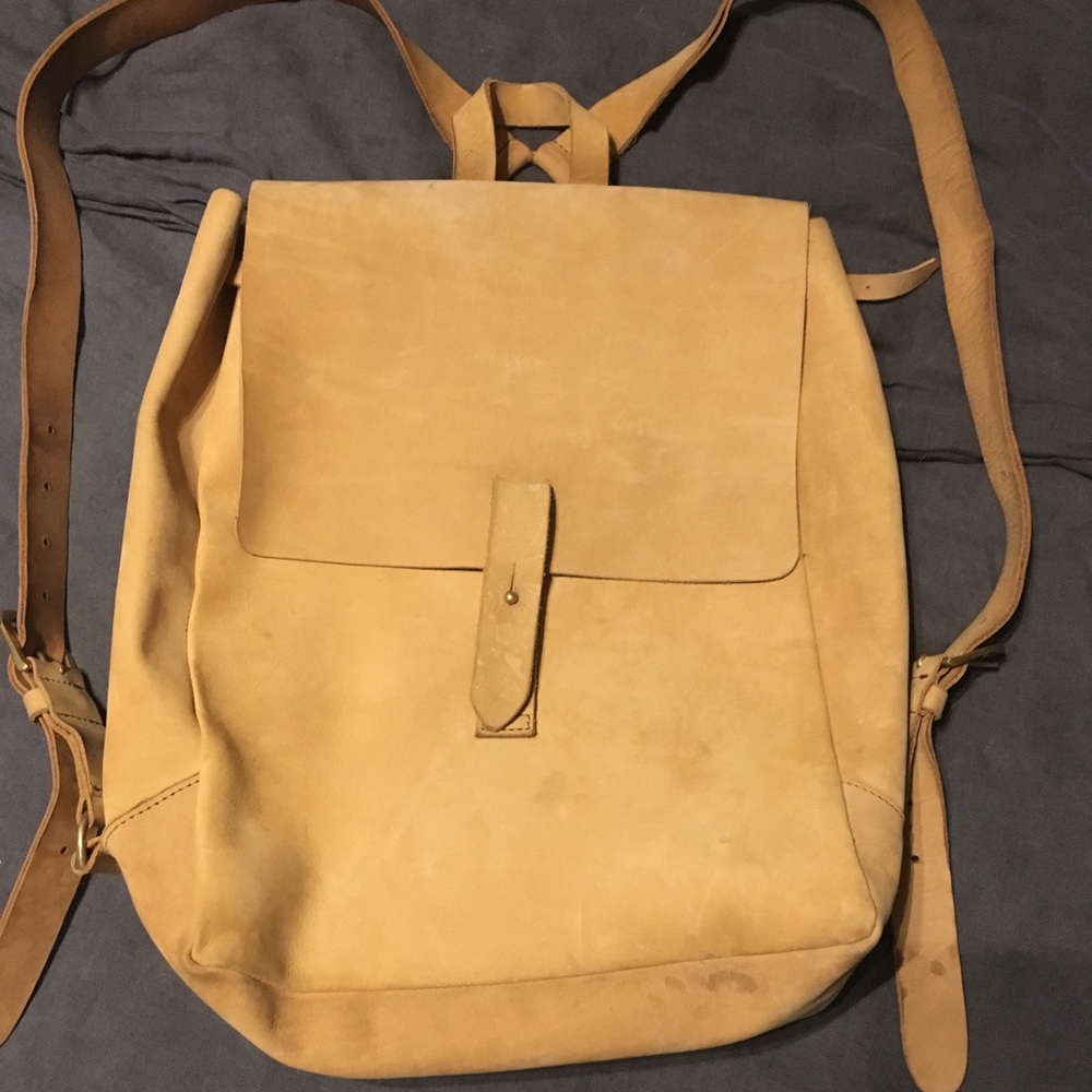 Nubuck Leather Backpack