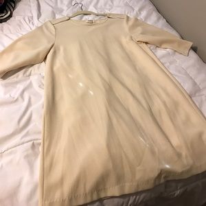 Cream boutique dress