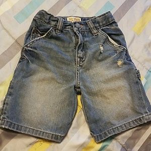 Jean toddler utility shorts