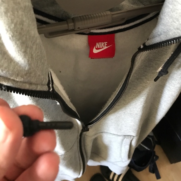 Men’s Nike Grey Jacket Size XL cotton - Picture 5 of 6