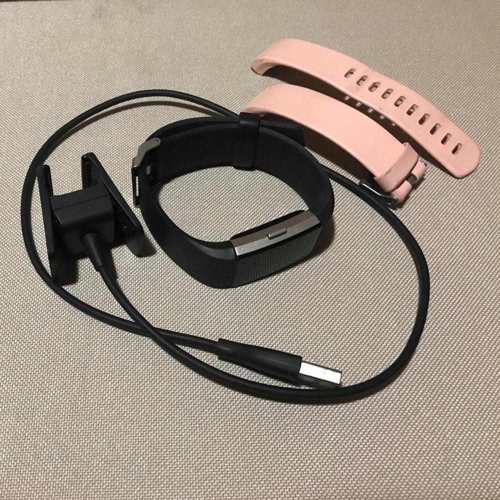 Fitbit Charge 2 with accessories