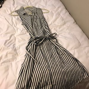 Collared button up dress