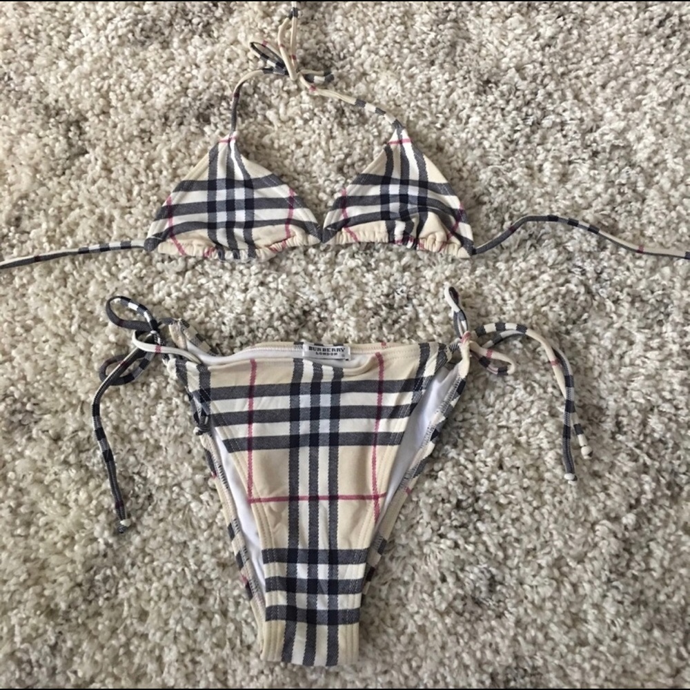 Burberry print bikini
