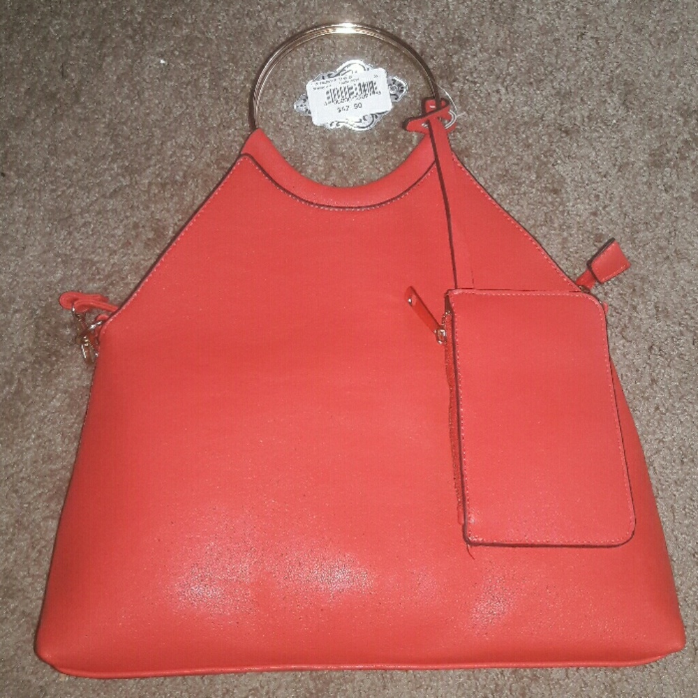 Orange handbag