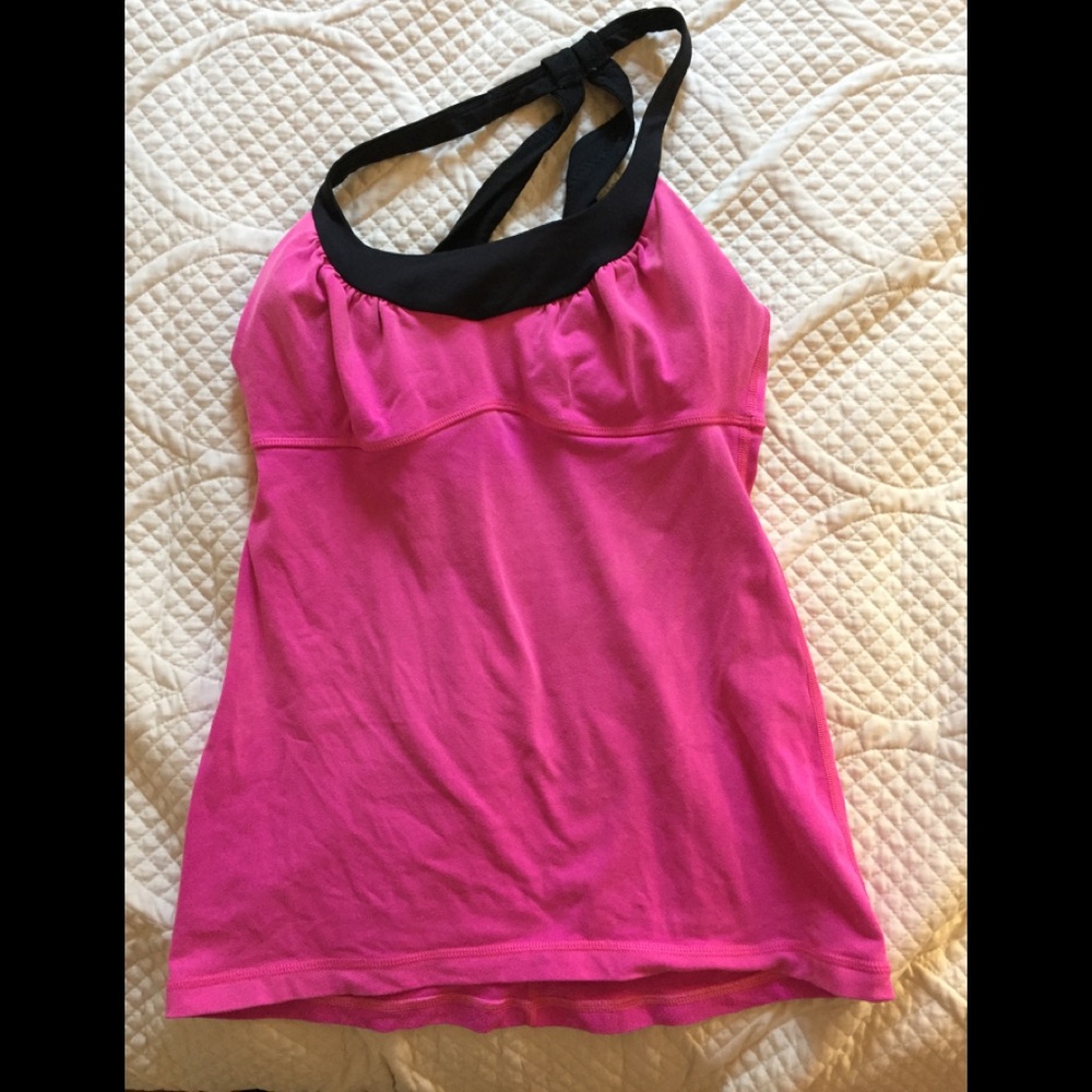 Pretty in Pink LuLu tank!