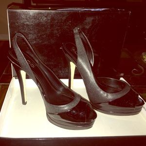 ALDO Black Peep Toe