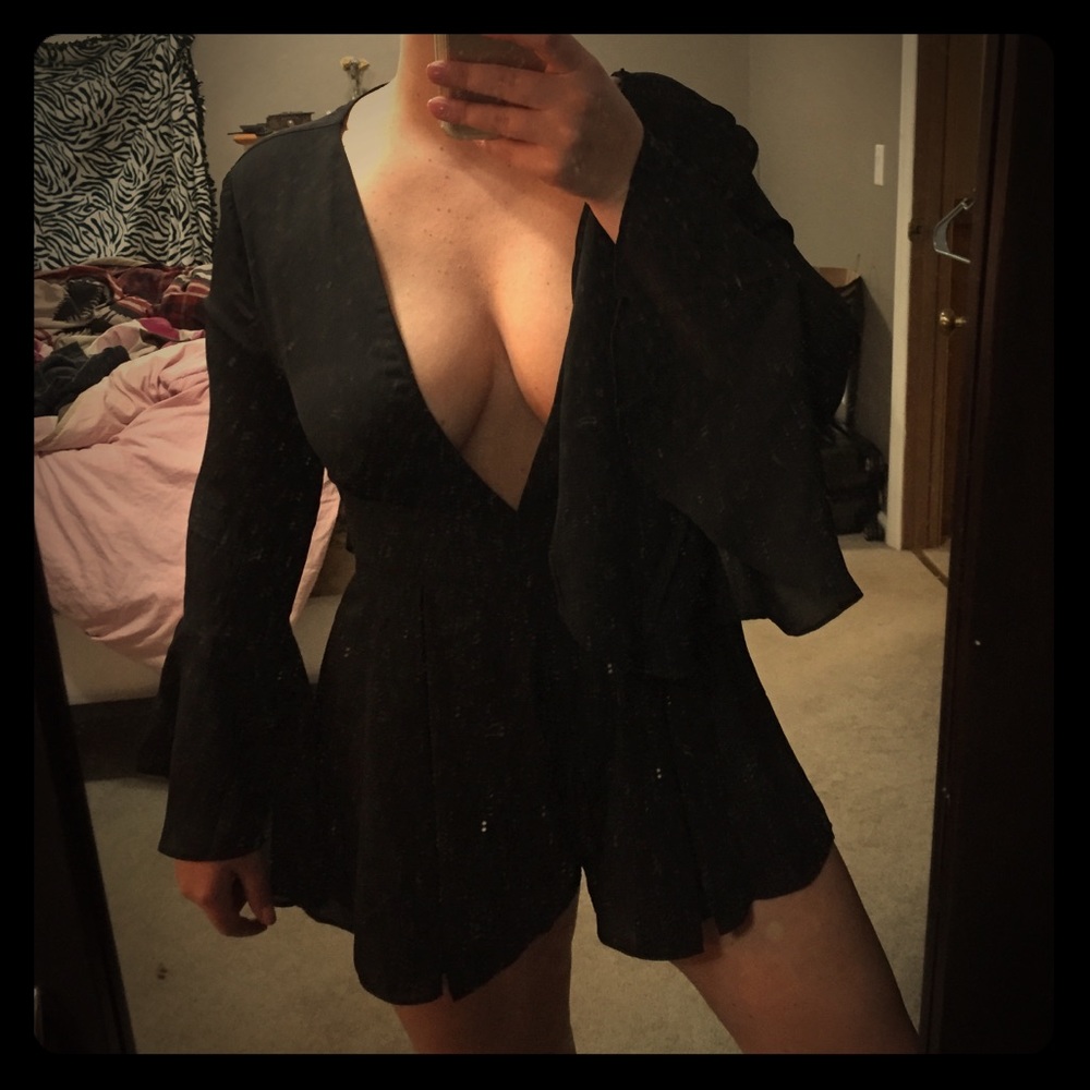 Long sleeve romper