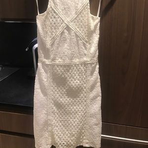 White lace dress