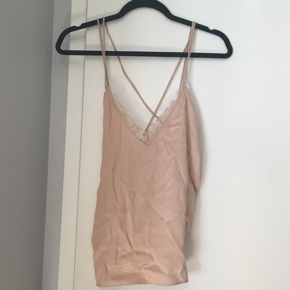 Lace Up V Neck Tank