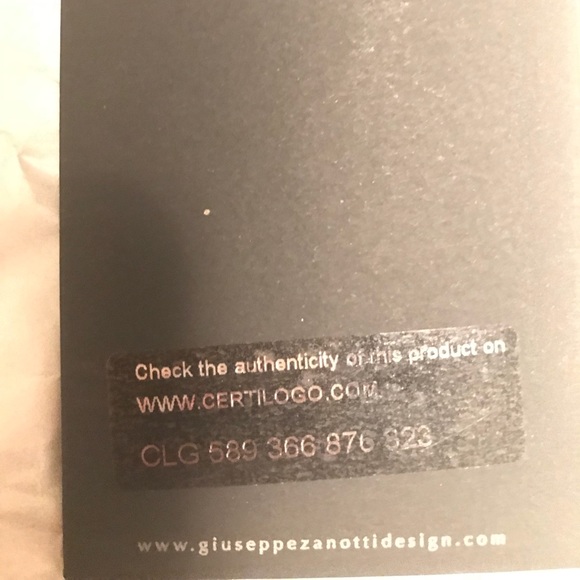 Giuseppe Zanotti Women Sneaker SZ 8 US - Picture 3 of 5