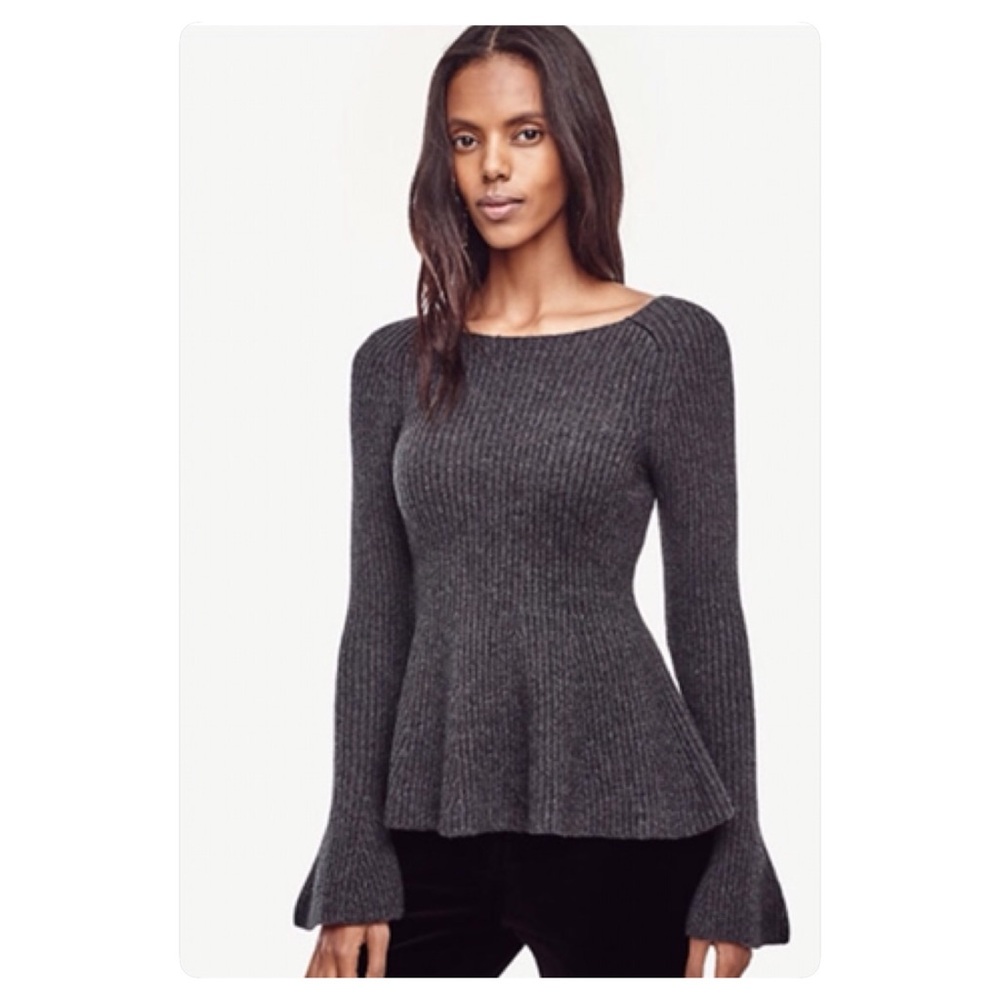 NWT Pretty Peplum Sweater