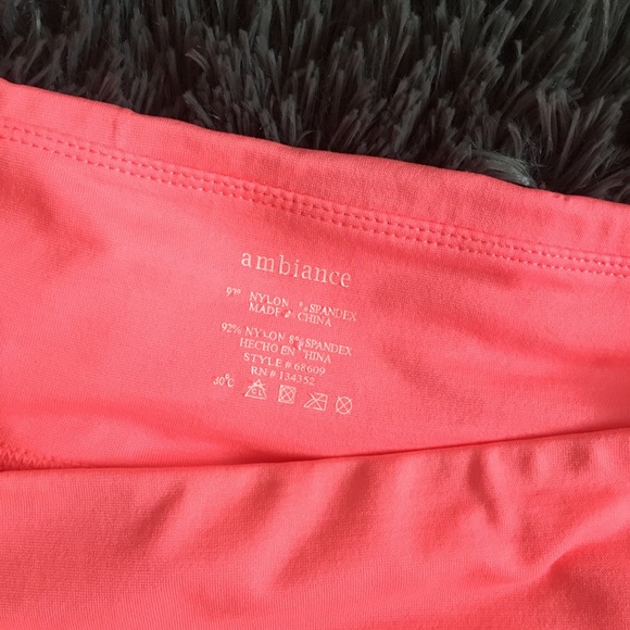 Bright coral leggings - Picture 4 of 4