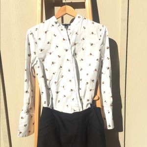 Victoria Beckham for Target- Bee poplin top