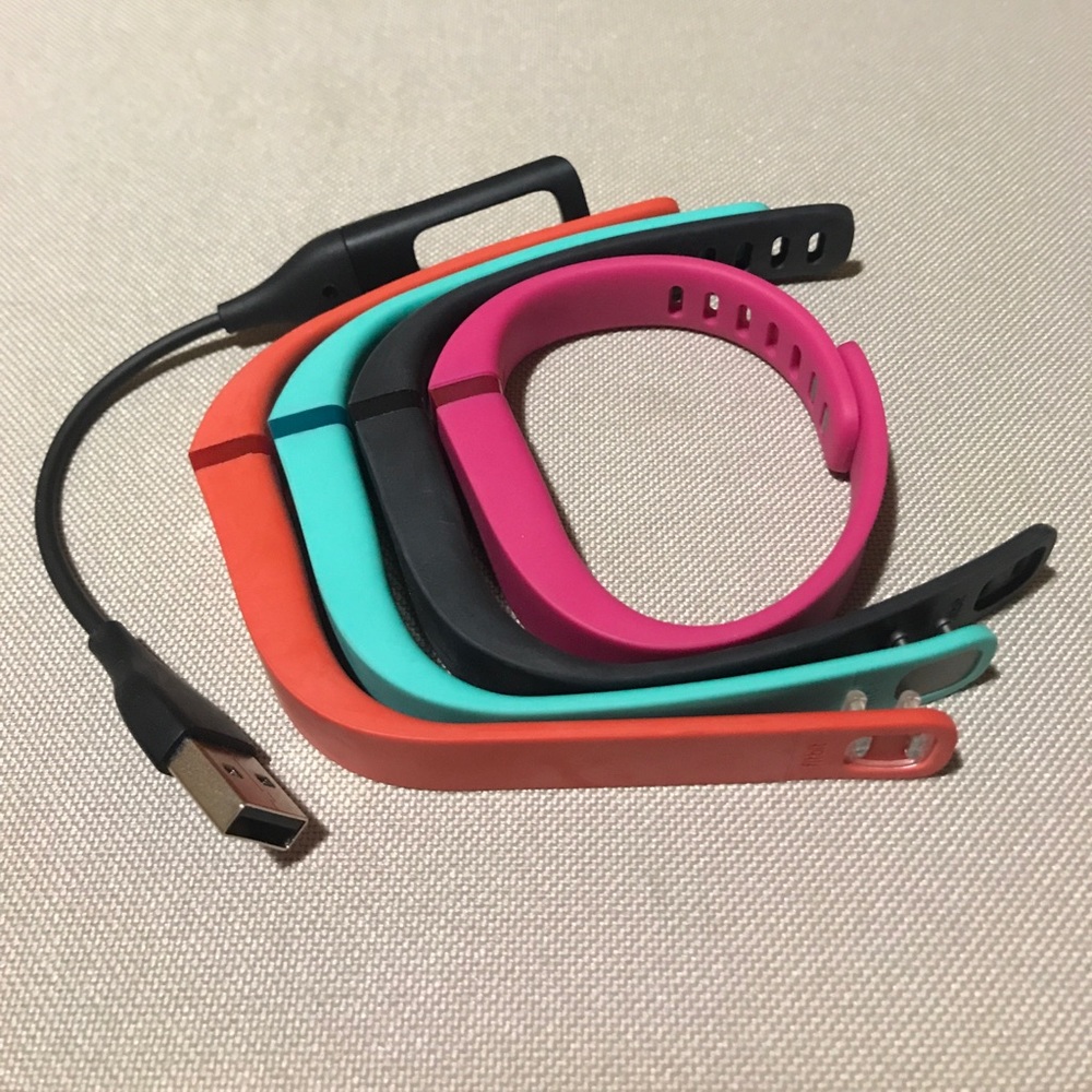 Fitbit Flex with accessories