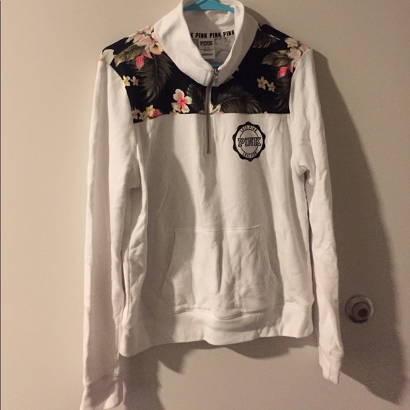 PINK Victoria's Secret Tops - White sweatshirt