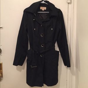 Black Michael Kors Raincoat, Medium