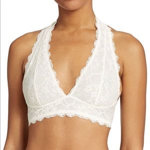 Lace white bralette from free people