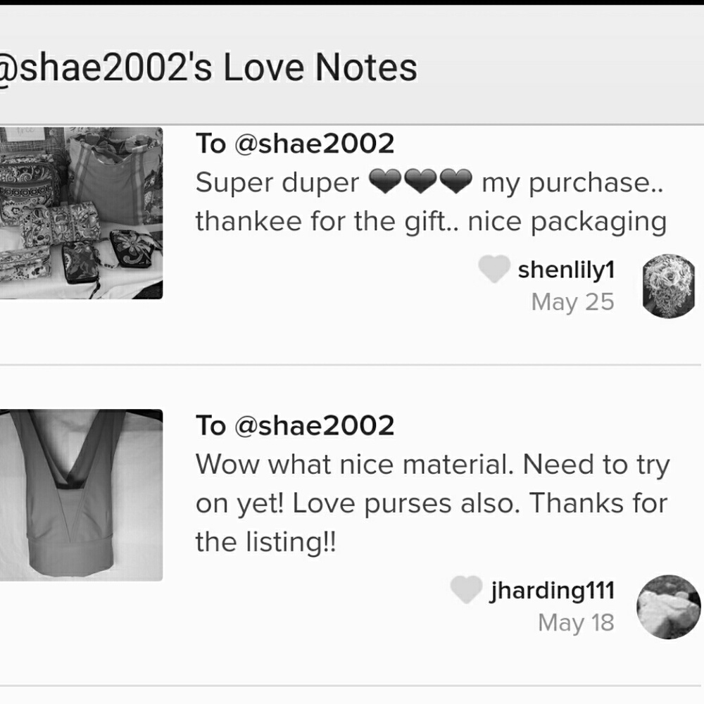 Thank you for all the Love Notes