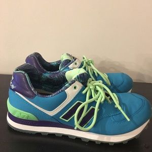 New Balance Tropical Print 574’s sz 7.5