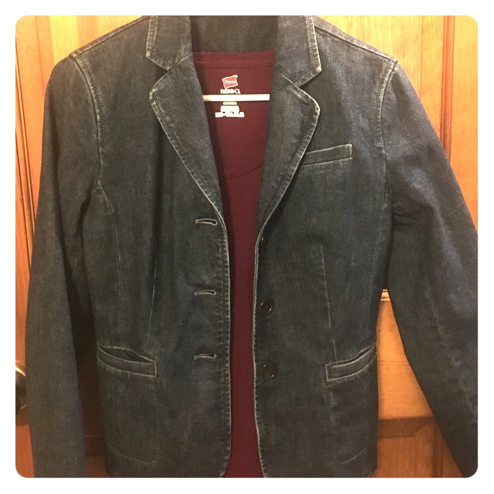 Ann Taylor Denim Blazer