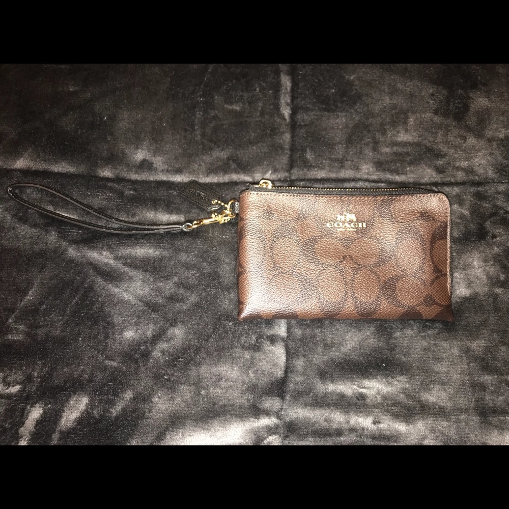 🌹Authentic Coach Double ZIP Wrislet