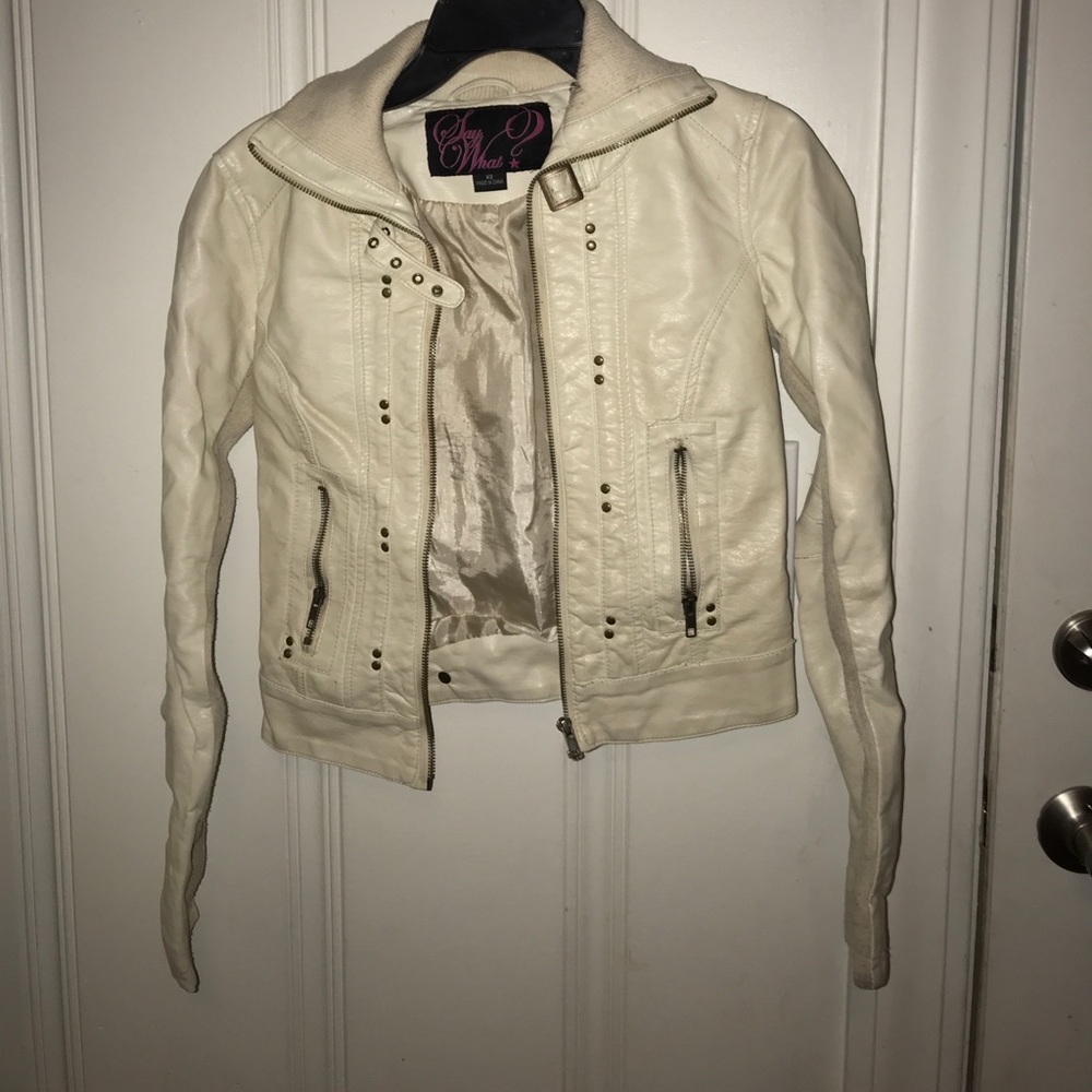Leather jacket