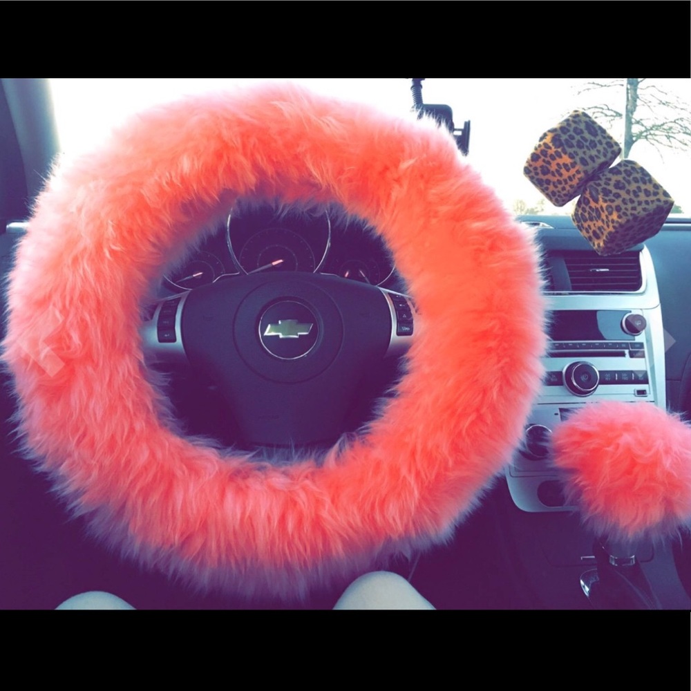 Furry steering wheels & and slides