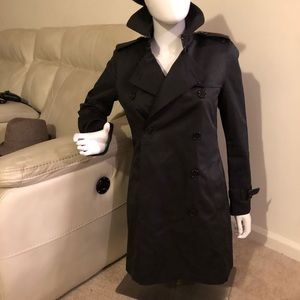 Authentic Burberry short Trench, Novacheck collar