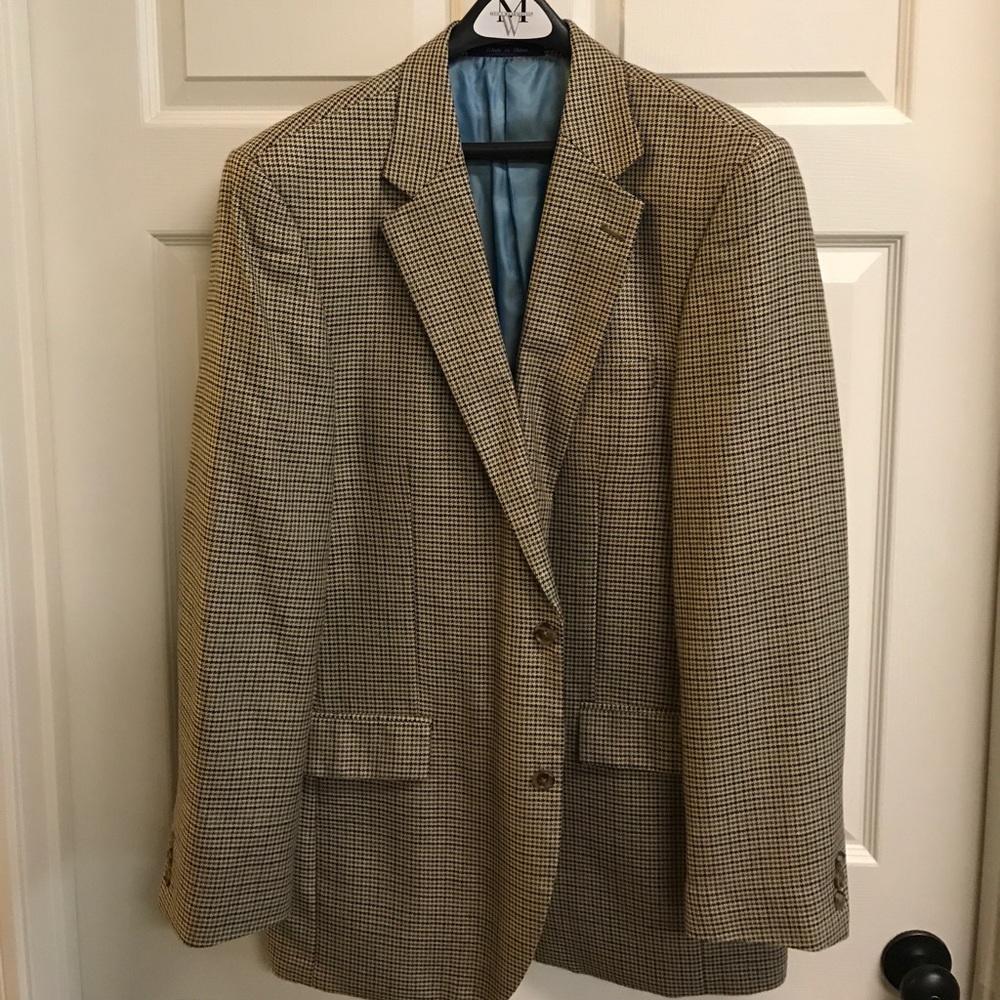 Perfect Sports coat! Brown houndstooth