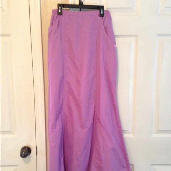 full length scrub skirt