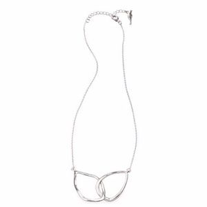 Chloe + Isabel Interlocking Double Drop Necklace