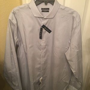 New KENNETH COLE Mens Shirt Sz 17 1/2