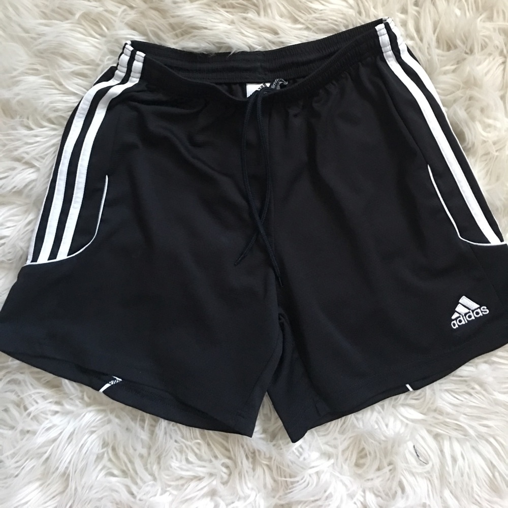 Women's adidas black soccer shorts