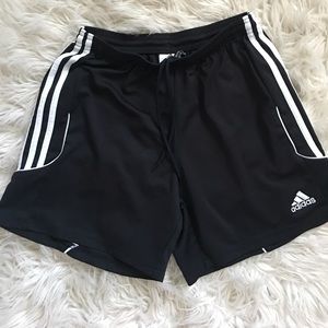 Women's adidas black soccer shorts