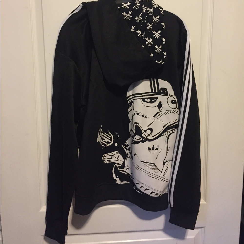 Unique Star Wars storm trooper adidas jacket