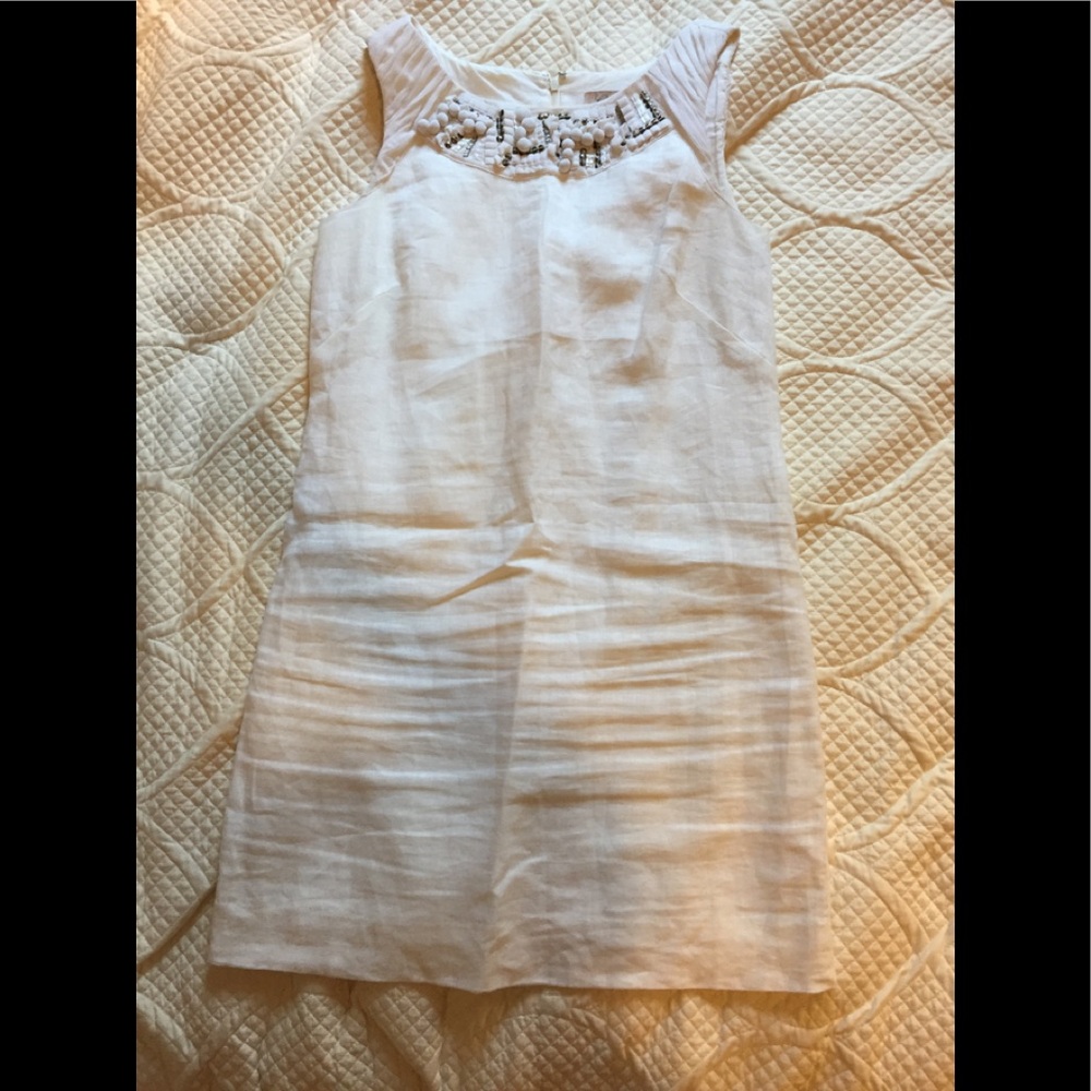 Chic white cocktail dress