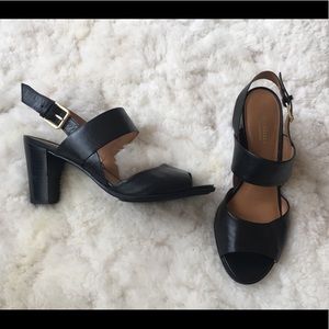 Naturalizer Black Leather Heels