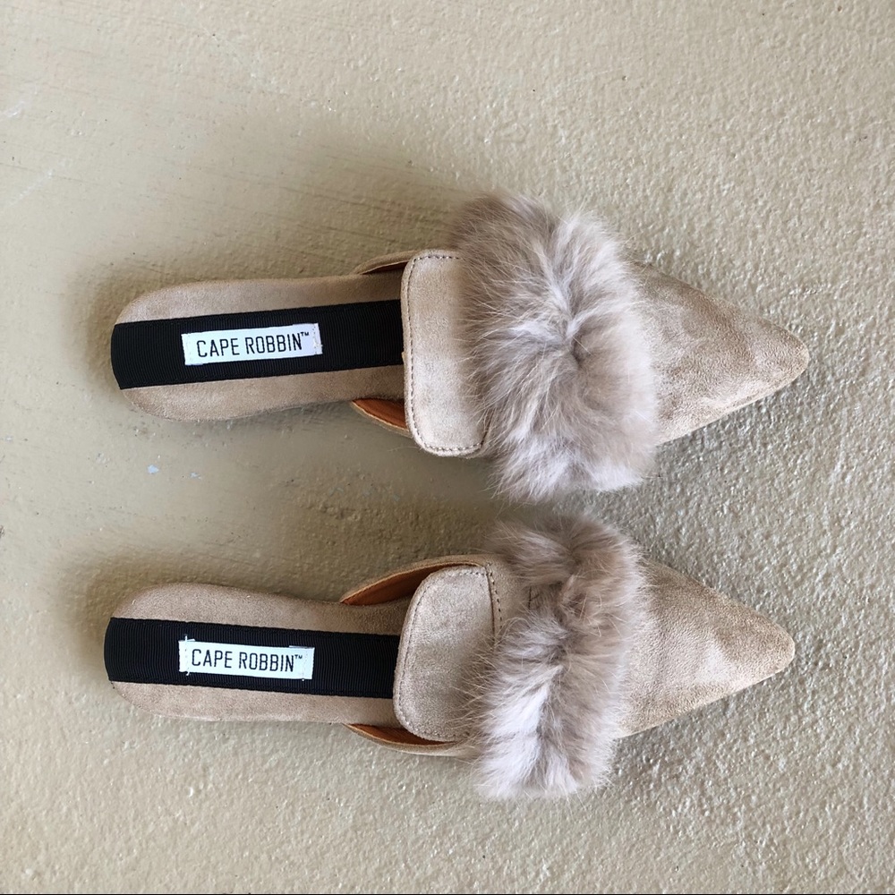 Taupe pointed mule - Picture 5 of 6