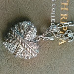 Judith Ripka sterling silver heart necklace
