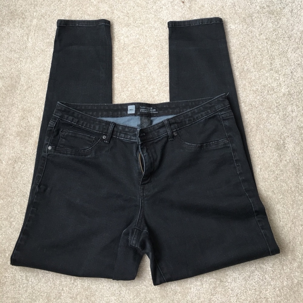 Mossimo Black denim leggings