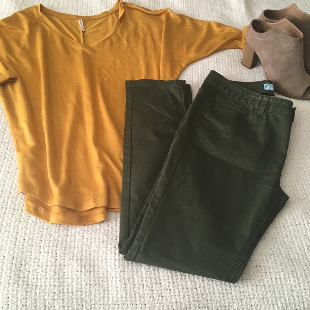 3/4 sleeve Dolman style top