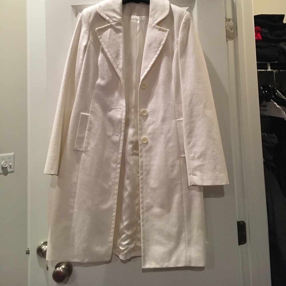 White trench