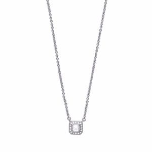 Chloe + Isabel Crystal Square Pendant Necklace