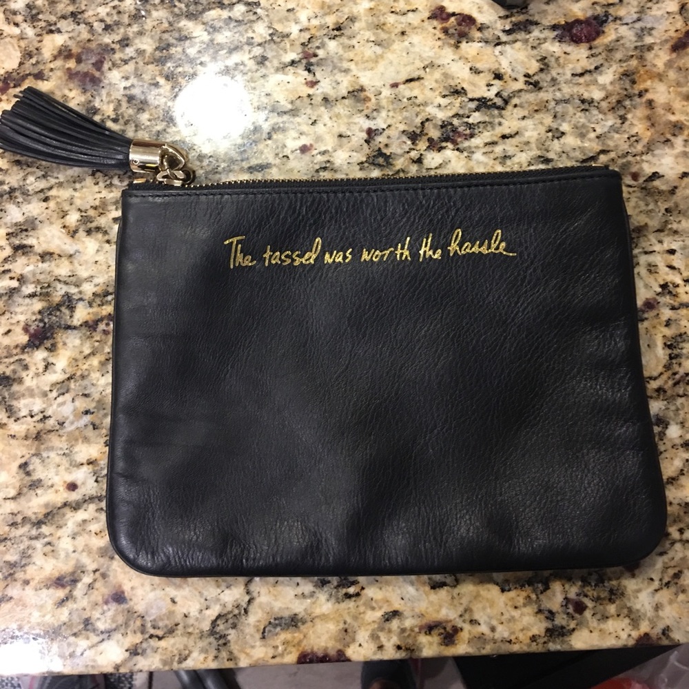 Rebecca Minkoff clutch: Tassel was worth the...