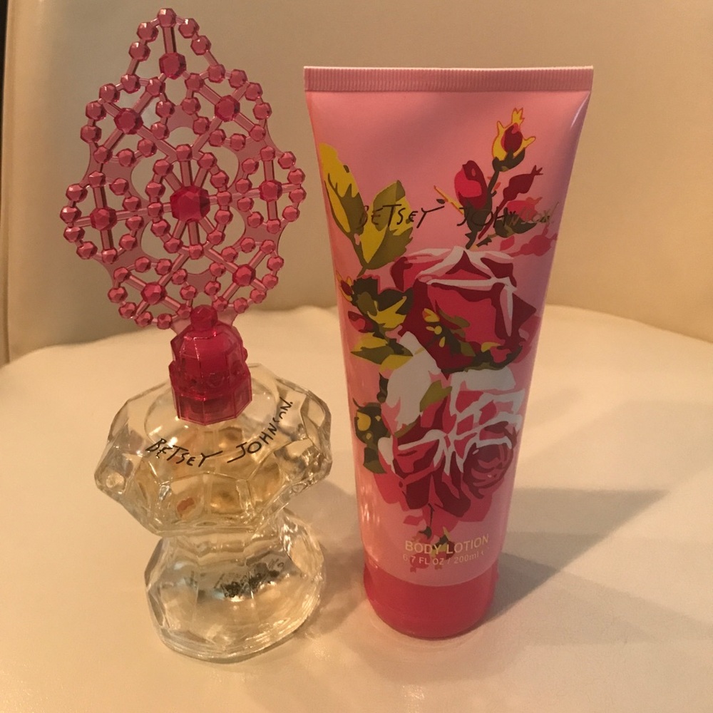 Betsey Johnson perfume & lotion set