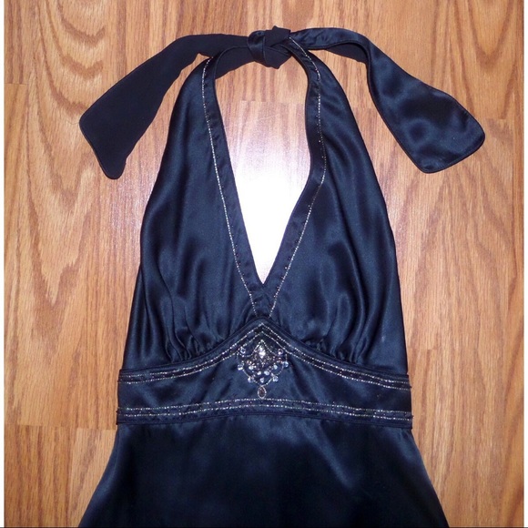 SOLD - The Limited Beaded Halter Top - Picture 2 of 3