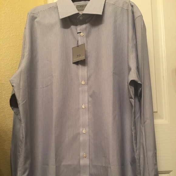 New Men’s THOMAS DEAN dress shirt 16 1/2L - Picture 7 of 7