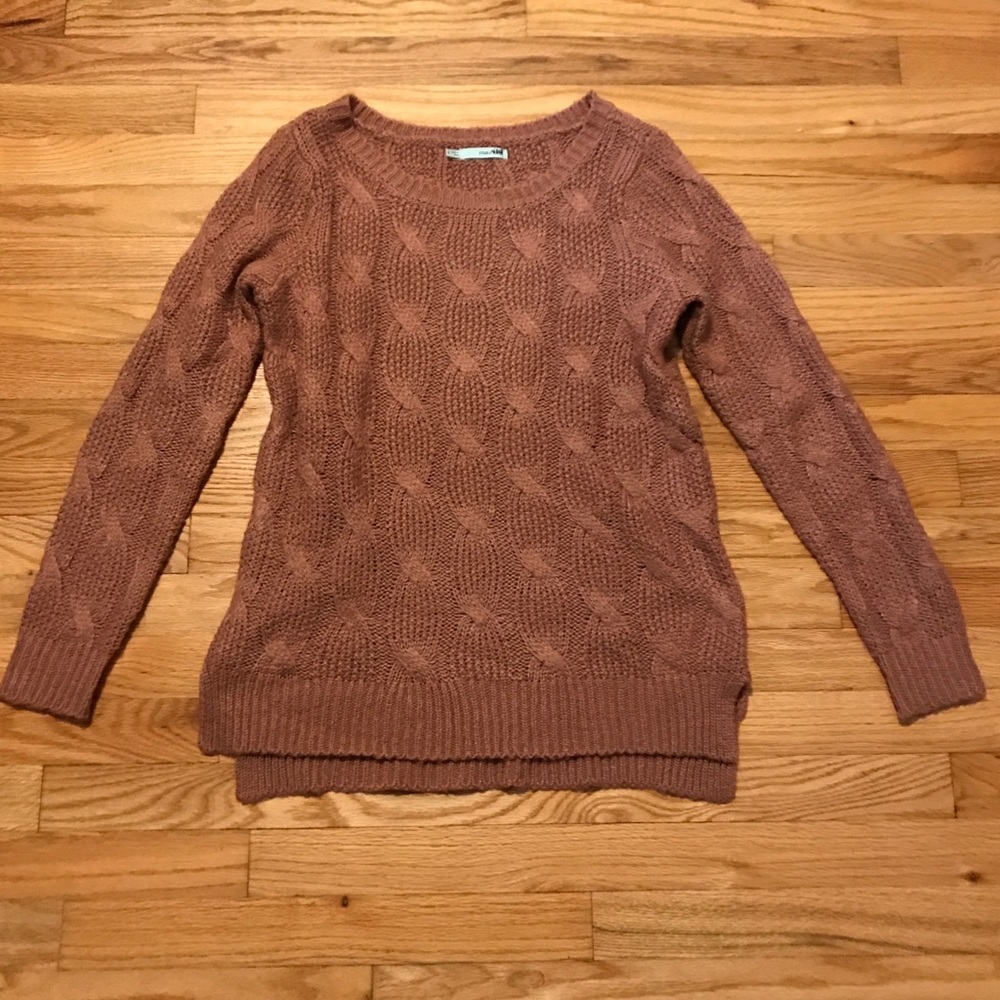Maurice’s pink sweater